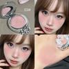 NICEKEY Pink Ballet Single Blush Powder Lasting Matte Monochrome Blush Whitening Delicate Blush Palette Contouring Shadow