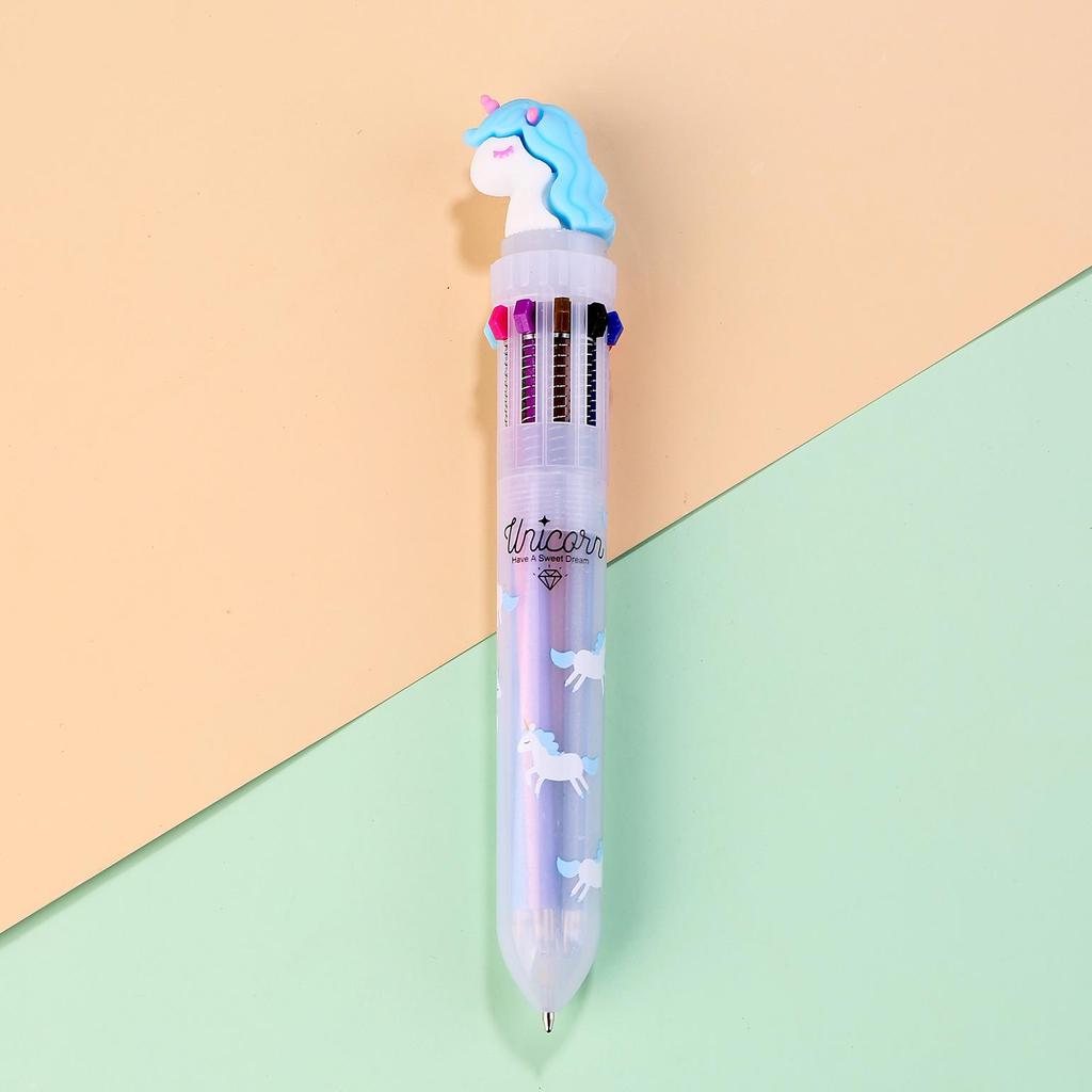 Creative Cartoon Multi-Color Ballpoint Pen for Students and Journals