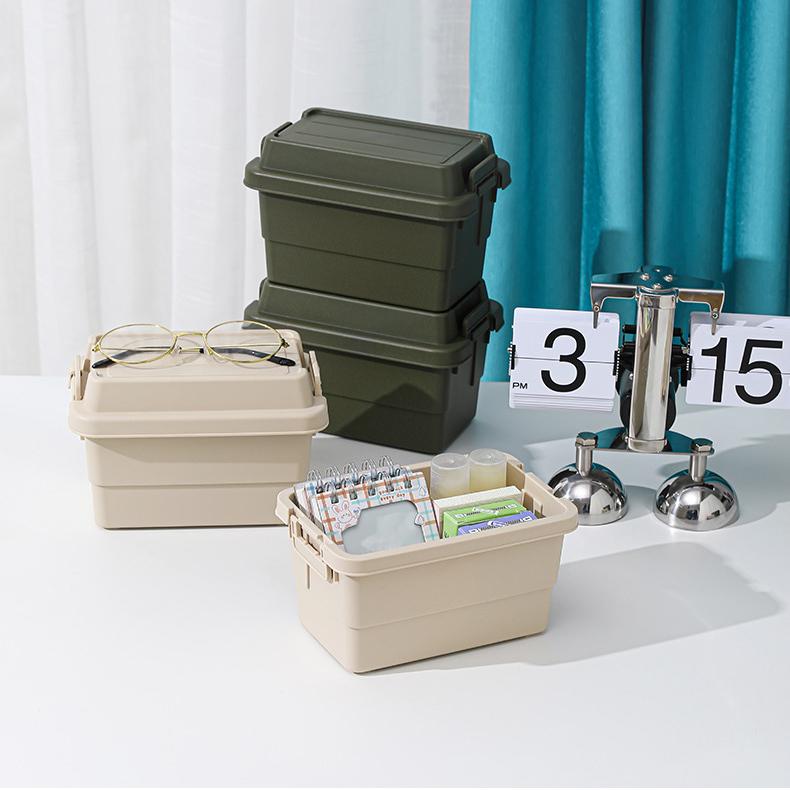 Outdoor Camping Mini Storage Box Desktop Spice Bottle Jar Storage Travel Barbecue Camping Small Tool Sundry Box