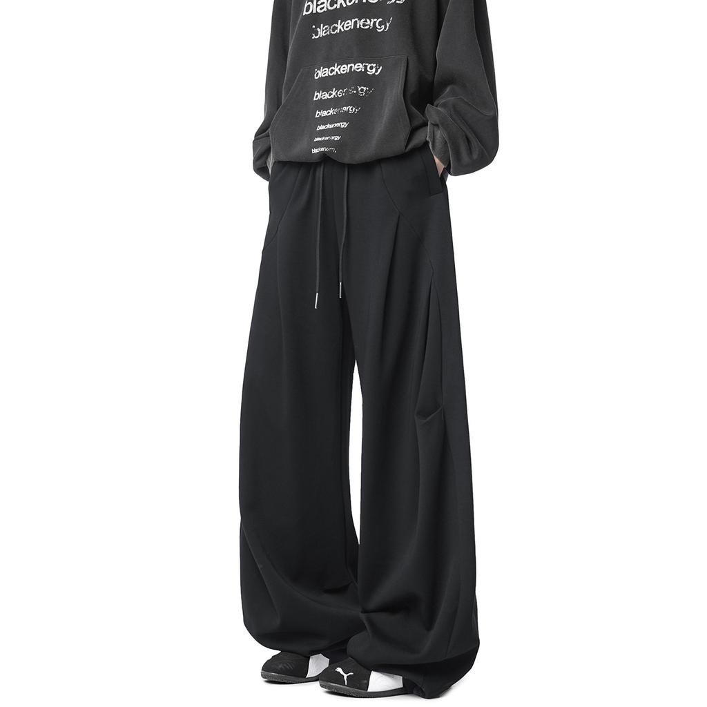 BeatStreet Amerikanische Retro Graue Machete Jogginghose Für Männer Und Frauen Y2k Harajuku Hip-Hop High-Waisted Lässig Locker Jogger Streetwear