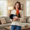 Realistic Looking Chicken Plush Pillow PP Cotton Filled Rooster Hen Plush Toy  Doll Toy