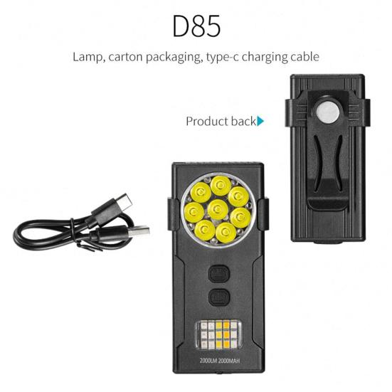 Clip-on Hat Light USB Rechargeable Waterproof Ultra Bright Modes Adjustable Mini Emergency