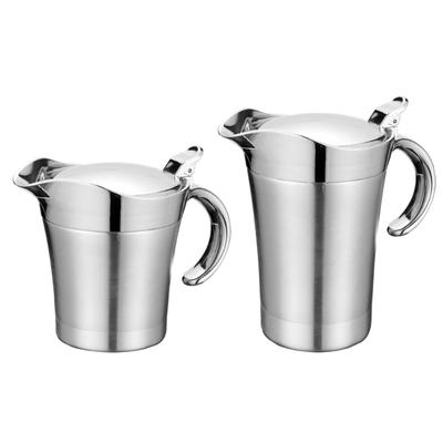 Effective Insulated Gravy Pots with Lid Stainless Steel Thermal Pots for Gravy and Sauce Serving Kitchens Essential