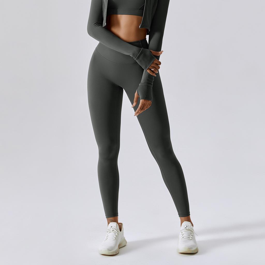 New Running Naked Speed Drying Fitness Pants, Breathable And Tight Fit, High Waist And Hip Lifting Yoga Pants For Women