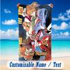 Beach Towel Custom Name Text, Quick Dry Large Towel For Beach HomeBleach Anime