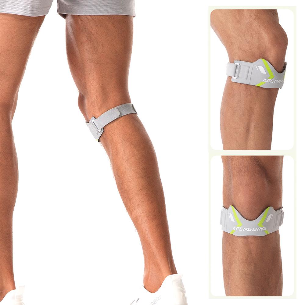 1Pc Patellar Tendon Support Strap - Adjustable Non-Slip Patella Band Stabilizer Knee Brace For Hiking, Running, Jumpers Knee