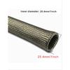 Wire Heat Shield Automotive Heat Shield Sleeve Fuel Line Heat Shield Titanium Auto Hose Spark Plug Wire Cover Protectors Boots Roll 2500 Degree For