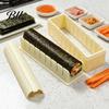 Heart Shaped Sushi Maker Press Molds Roll for Beginners Compact Mold Set with Square Round Shapes Easy DIY Making Kit Quick Meals Mess-free
