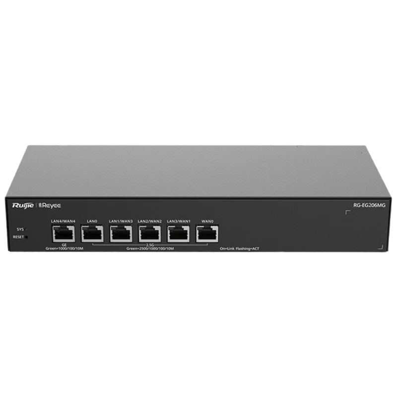 

Ruijie RG-EG206MG 6-Port 2.5G Gateway Router