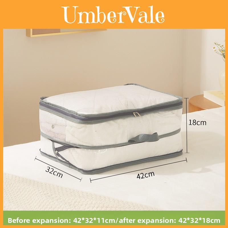 Pvc Quilt Storage Bag With Breathable Mesh Panel For Seasonal Duvet And Clothing