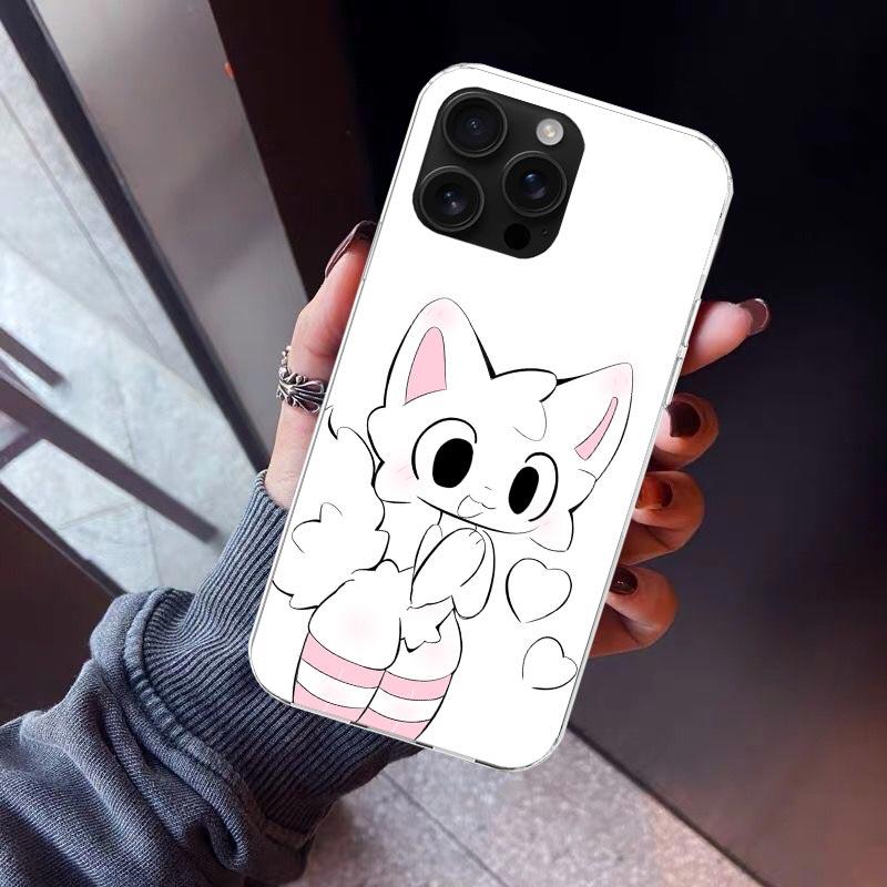 Boykisser Cat Phone Case For iPhone 17 Air 16 15 Pro Max 14 Plus 13 Mini 12 11 Cover 7 8 SE Silicone Shell Print Fundas 17 Air 1