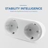 Wifi Smart Plug Wifi Dual Outlets  Socket Shunt Double Control Voice Control Timing Switch 2 in 1