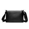 2025 Men's Genuine Leather Crossbody Bag with Three-Layer Main Compartment and Large Capacity