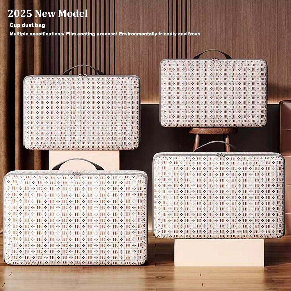 Dust Prevention Quilt Storage Bag Zippered Moving Bag  for Clothing Blanket Comforters