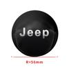 4Pcs 60mm Car Wheel Hub Center Cap Logo Sticker for Jeep Renegade Wrangler JK JL Grand Auto Wheel Rim Emblem Decal Accessories ALW1