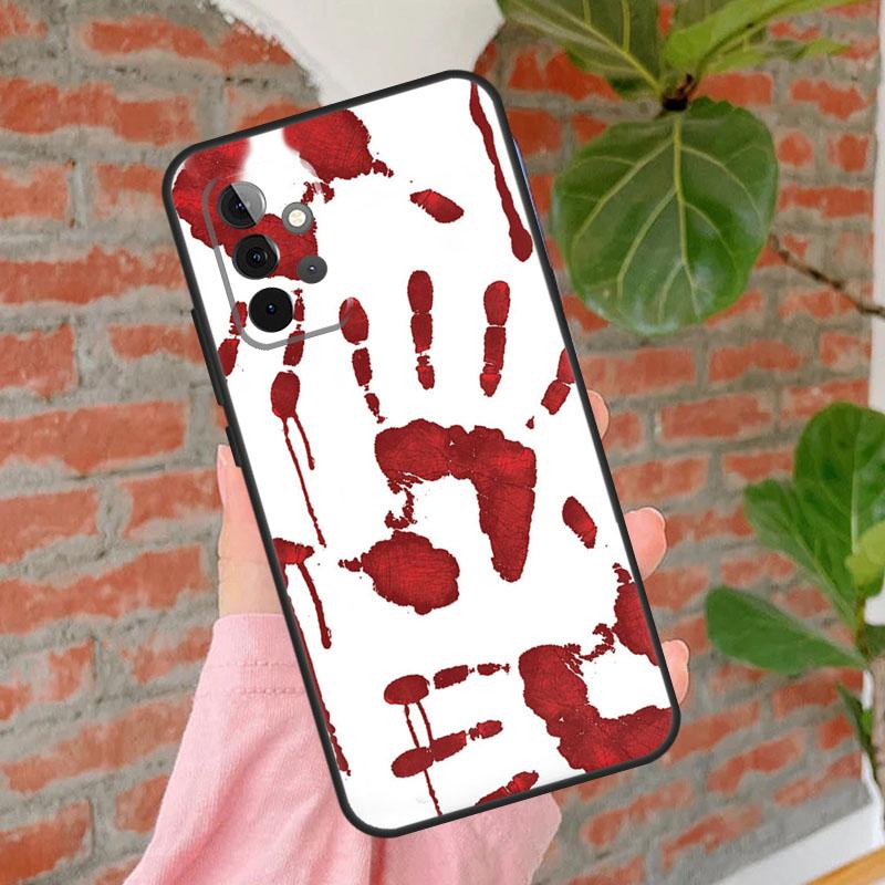 HALLOWEEN BLOODY SPLATTER Cover For Samsung Galaxy A55 A35 A25 A15 A52 A32 A12 A14 A34 A54 A51 A71 A13 A33 A53 Case