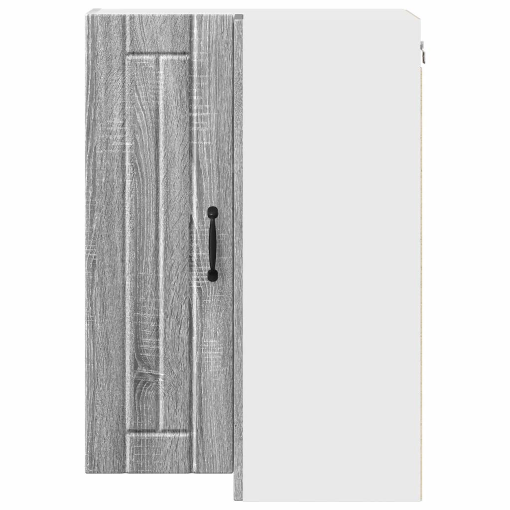 Lucca Wall Corner Cabinet Grey Sonoma 57 X 57 X 80 Cm