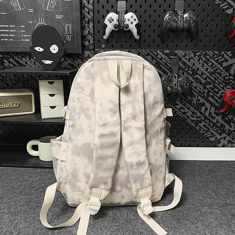 Student Class Computer Bag Women Large Capacity Travel Backpack Men Letter Backpack