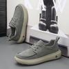 High Quality Men's Casual Leather Shoes Soft Bottom Outdoor Walking Shoes Comfortable Antiskid Flat Designer Lace-Up Sneakers