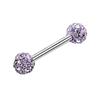 Newest Women Rhinestone Tongue Nose Nipple Ring Stud Earrings Body Piercing Jewelry