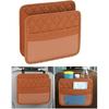 Mandark Car Seat Back Organizer, PU Leather Vehicle Backseat Hanging Storage Pocket, Multipurpose Auto Travel Essentials Accessories For Kids &