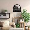 Metal Peacock Wall Art Personalized Family Name Sign Home Decor Gift