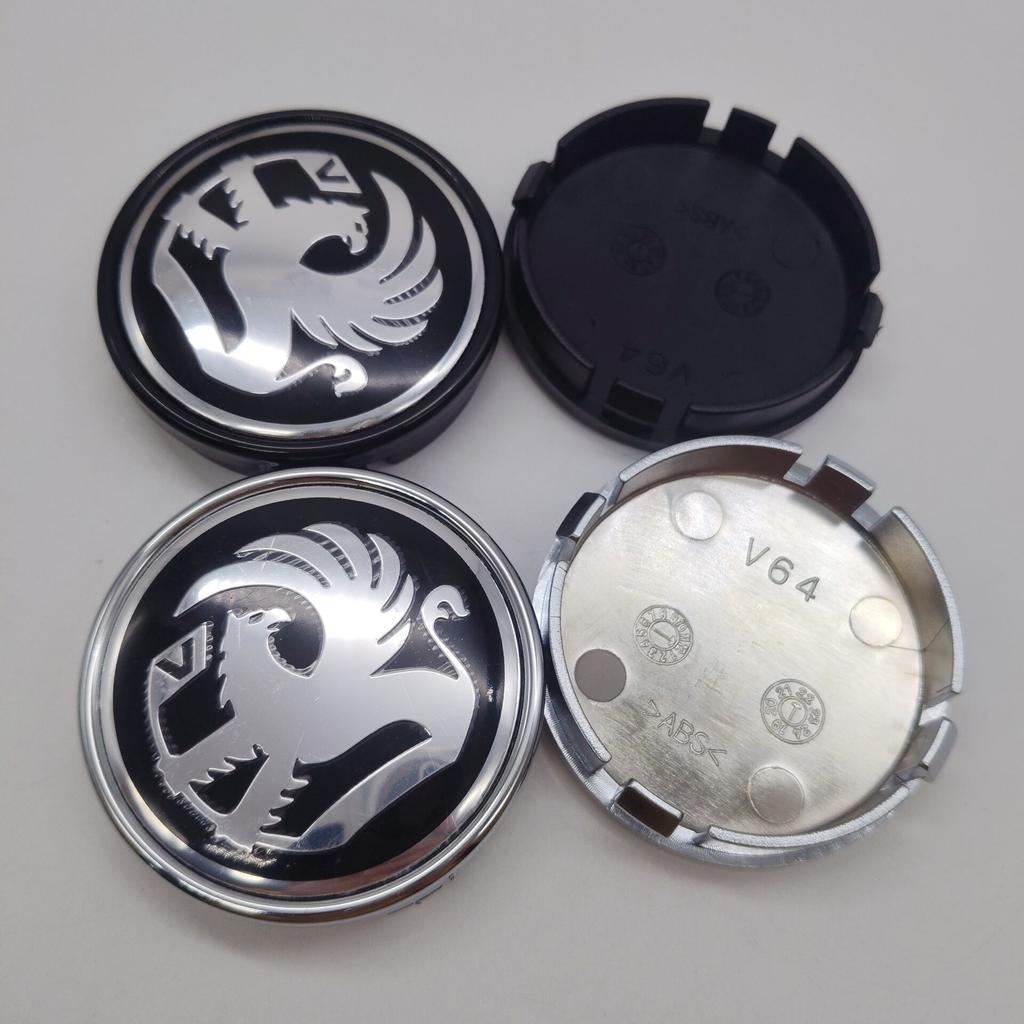ASI1 4Pcs 64MM Vauxhall Emblem Badge Logo Car Wheel Center Hub Modification Accessories Compatible for XC60 XC90 V60 S60 V50 V40 XC40 XC70 S70