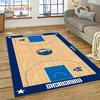 Tappeto Personalizzato 3D Campo da Basket Americano Squadra per Decorazione Soggiorno Camera da Letto, Decorazione Antiscivolo per Divano Zerbino Regalo
