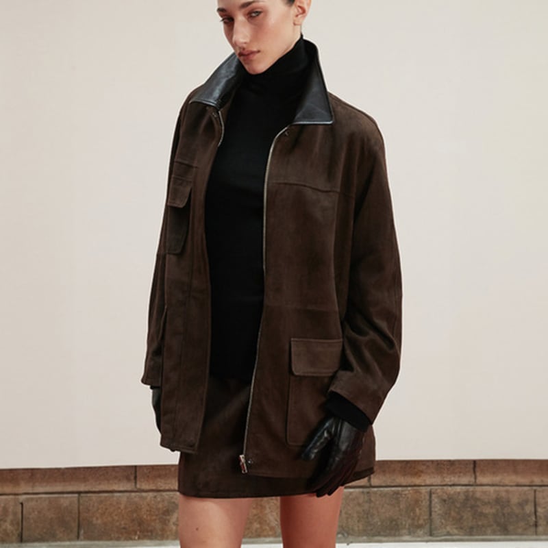 VERDEMAR Nappa Lambskin Leather glove_Women