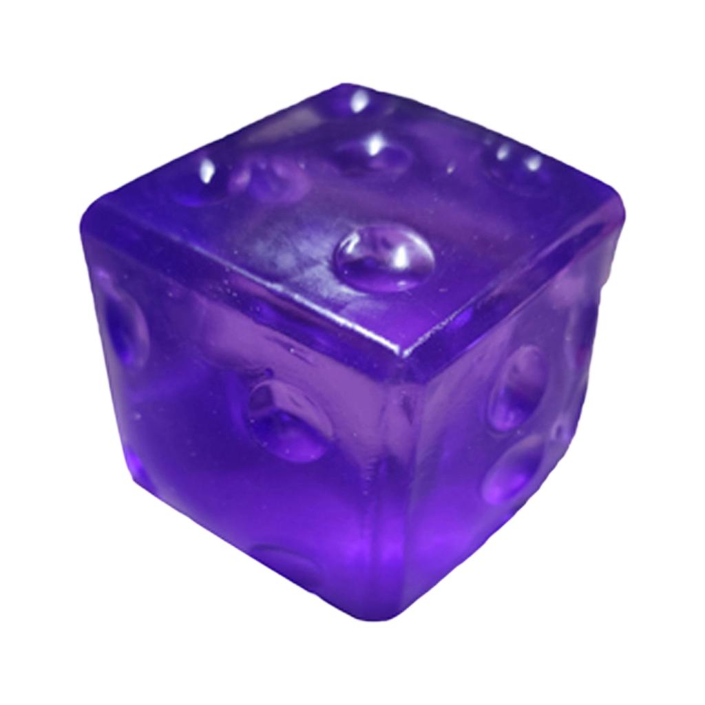 Dé Dice Squishy Jouet Anti-Stress Texture Sucrerie au Maltose Souple Jouet Sensoriel Fidget pour Enfants et Adultes Matériau Durable Non Toxique