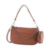Solid Color Pu Zipper Shoulder Bags Stylish Design Hot Trendy 2026  Bags for Women Retro High Quality Crossbody Bags