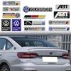 For VW Golf Tiguan Touran Polo GTI Jetta Passat CC Scirocco Arteon 3D Car Metal Emblem Badge Car Body Trunk Badge Stickers Decal