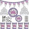 Puppy Dog Paws Party Supplies Tableware Plates Cups Tablecloth Banner Birthday