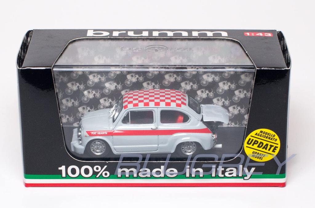 Blum Scale Fiat Abarth 1000 Berlina 1966 BRUMM FIAT ABARTH 1000 BERLINA 1/43