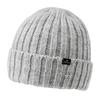 Knit Watch Beanie Boa Heat Cold One Size Fits Most [EVERSOUL] Cap, Cap, Hat, Lining, Retention, Protection, Unisex, Outdoor, Camping, Golf, Gray,
