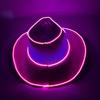 Flashing Led Baseball Hat Unique Baseball Cap Neon Western Led Cowboy Hat for Halloween Bachelorette Party Supplies Light Up