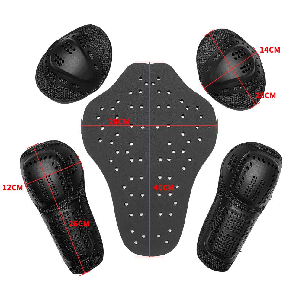 Men's Summer Mesh Motorcycle Racing Suit: Jacket & Fall-Proof Riding Pants Set