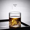 Minimalist Mountain View High Borosilicate Glass Cup - Whiskey, Tea, Water, Juice