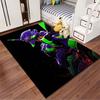 Futuristic Mecha on Black suitable as a non-slip mat for the living room or bedroom sofa