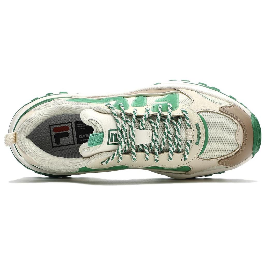 Fila Cella Casual Talpă Groasă Top Jos Adidași Dad Femei sneaker Verde-Fasole-Deschis F12W331109FAC