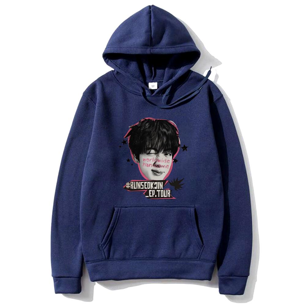 

Runseokjin Ep TOUR fashion Hoodie Men Women s kpop Jin Echo vintage tracksuit hip hop streetwear Fleece Long sleeve Sweatshirts 3XL