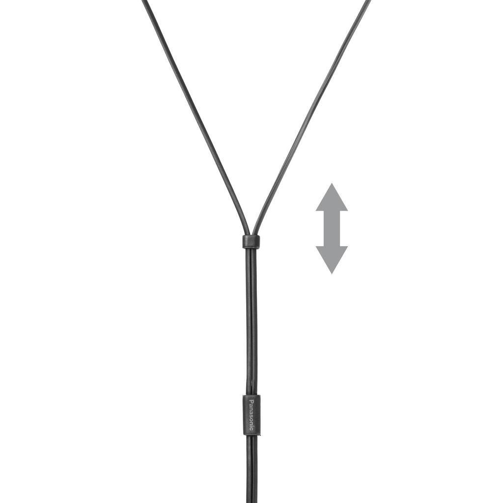 Panasonic In-Ear Earphones, Black, RP-HJE360-K