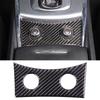 For 2007-2013 Infiniti G25 G35 G37 Soft Carbon Fiber Central Control Gear Shift Air Outlet Frame Panel Sticker Car Accessories