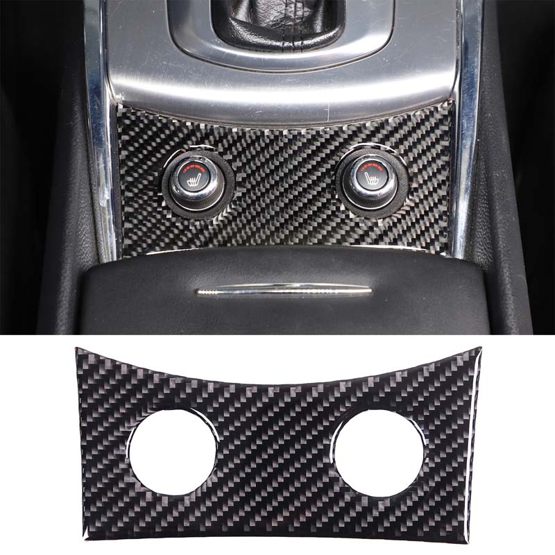 For 2007-2013 Infiniti G25 G35 G37 Soft Carbon Fiber Central Control Gear Shift Air Outlet Frame Panel Sticker Car Accessories