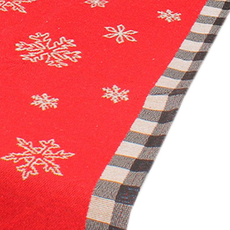 Christmas Table Runner Flag Printing Wear Dirt Resistant Xmas Christmas Table Flag for Christmas