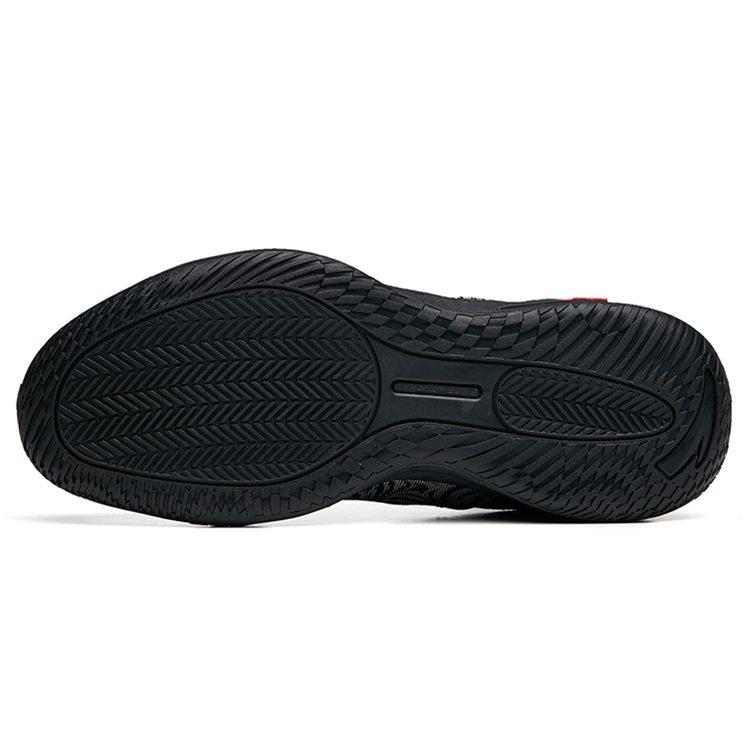 Anta Swoosh 2.0 Slip Resistant Abrasion Resistant Low top Performance Basketball Shoes Men's White Black 112231606-5