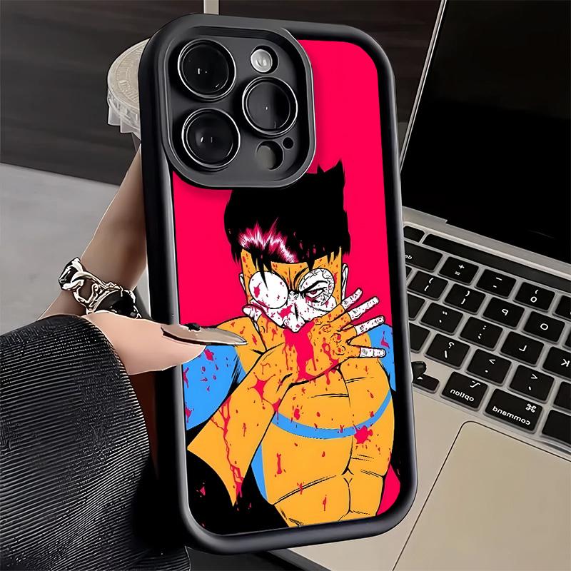 Phone Case for iPhone 17 Air 16E 15 16 Pro Max I-Invincible Anime Cover 14 Plus 13 12 Mini Soft Shell Silicone Fundas