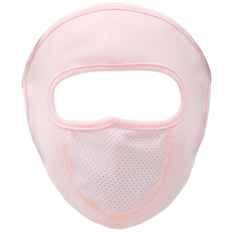 Sunscreen Mask Summer Ice Silk Anti-Uv Outdoor Sports Cycling Bike Motorcycle Scarf Breathable Thin Women Half Face Cover