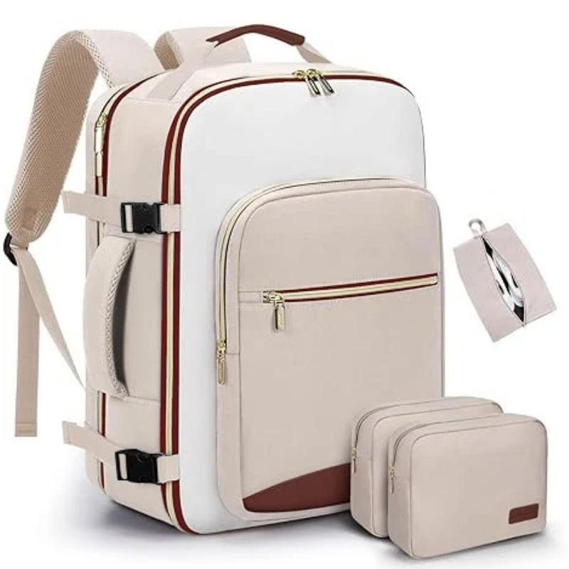 Spot Cross Border Color Contrast Multi Piece Backpack Large Capacity Storage Bag Business Travel Luggage Essential Travel Backpa