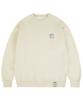 GRAVER [Unisex] Small Line Bear Smile Sweatshirt_Cream